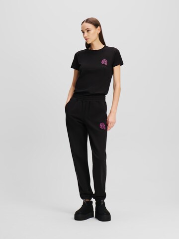 regular Pantaloni di Karl Lagerfeld in nero