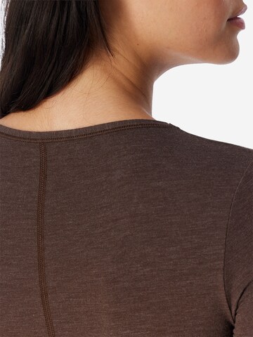 Maillot de corps ' Personal Fit ' SCHIESSER en marron
