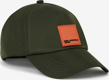 žalia KARL LAGERFELD JEANS Kepurė: priekis