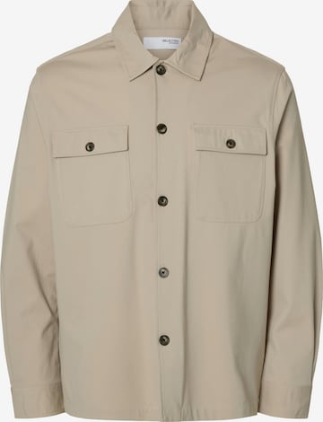 SELECTEDRegular Fit Košulja 'SLHLorent' - bež boja: prednji dio