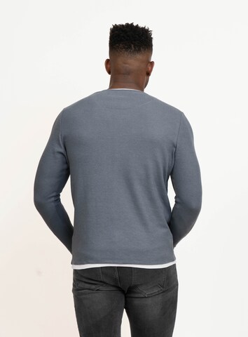 Key Largo - Pullover 'STEFANO' em azul