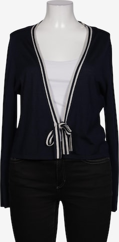 Barbara Lohmann Strickjacke XXXL in Blau: Vorderseite