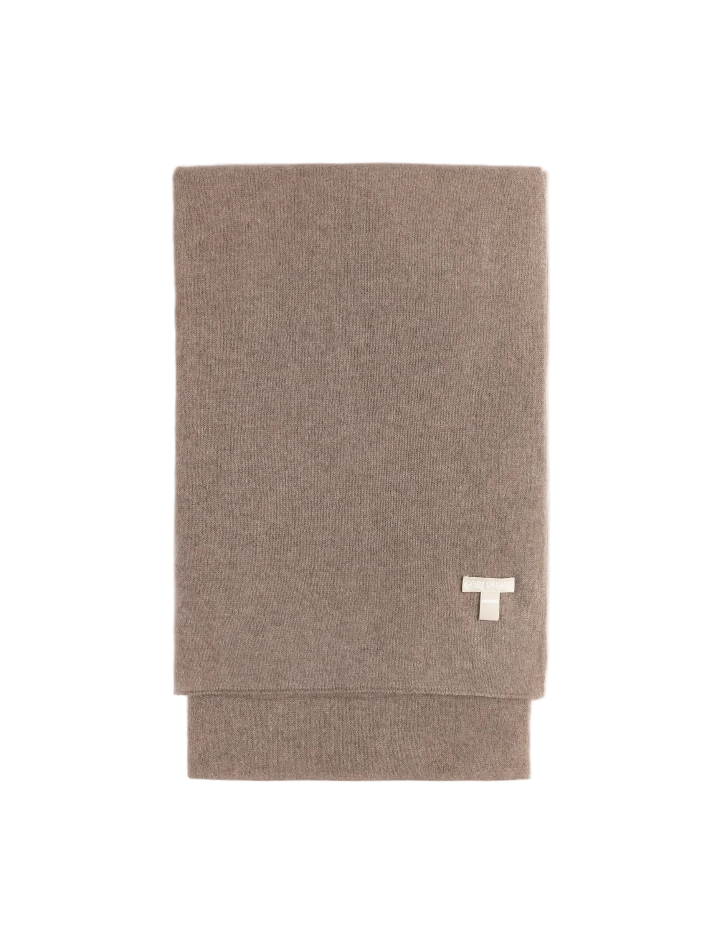 GOBI Cashmere Wrap 'Lightweight Cashmere Shawl' in Grey: front