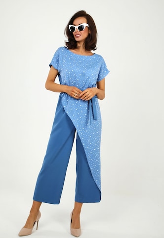 Awesome Apparel Jumpsuit in Blauw: voorkant