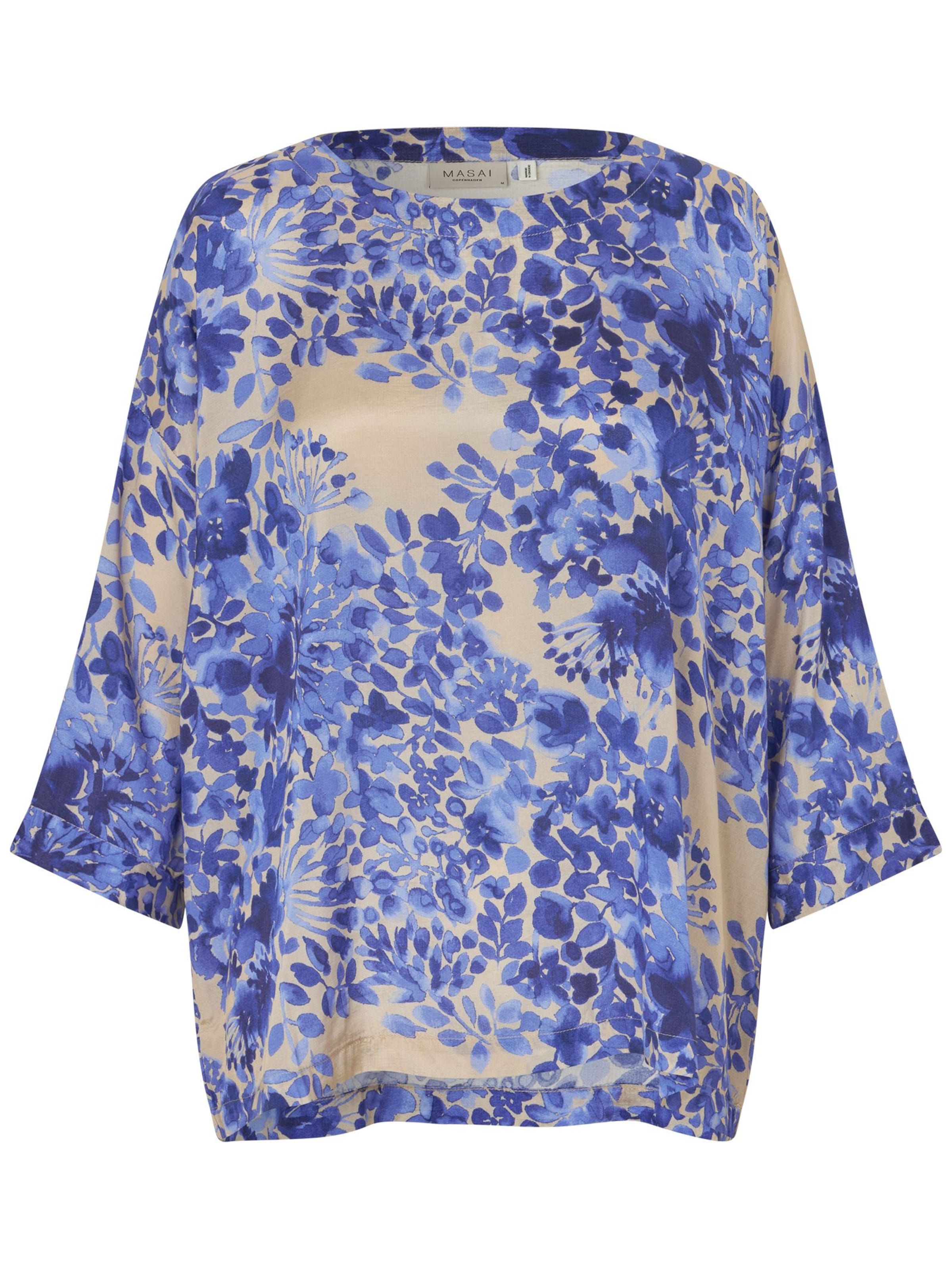 Masai Blouse 'MaBecca' in Blauw: voorkant