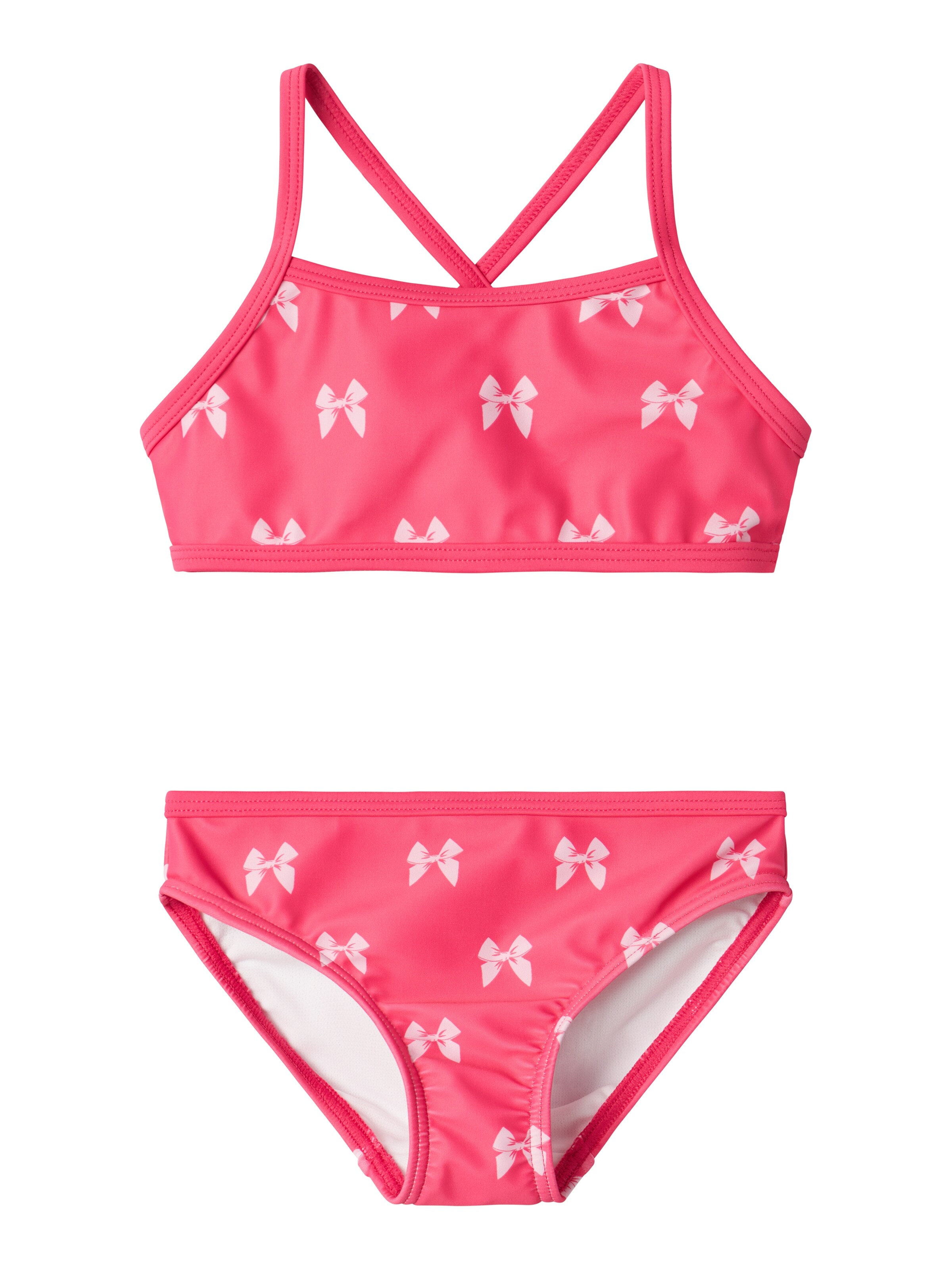 rožinė NAME IT Biustjė Bikinis 'NMFZille': priekis