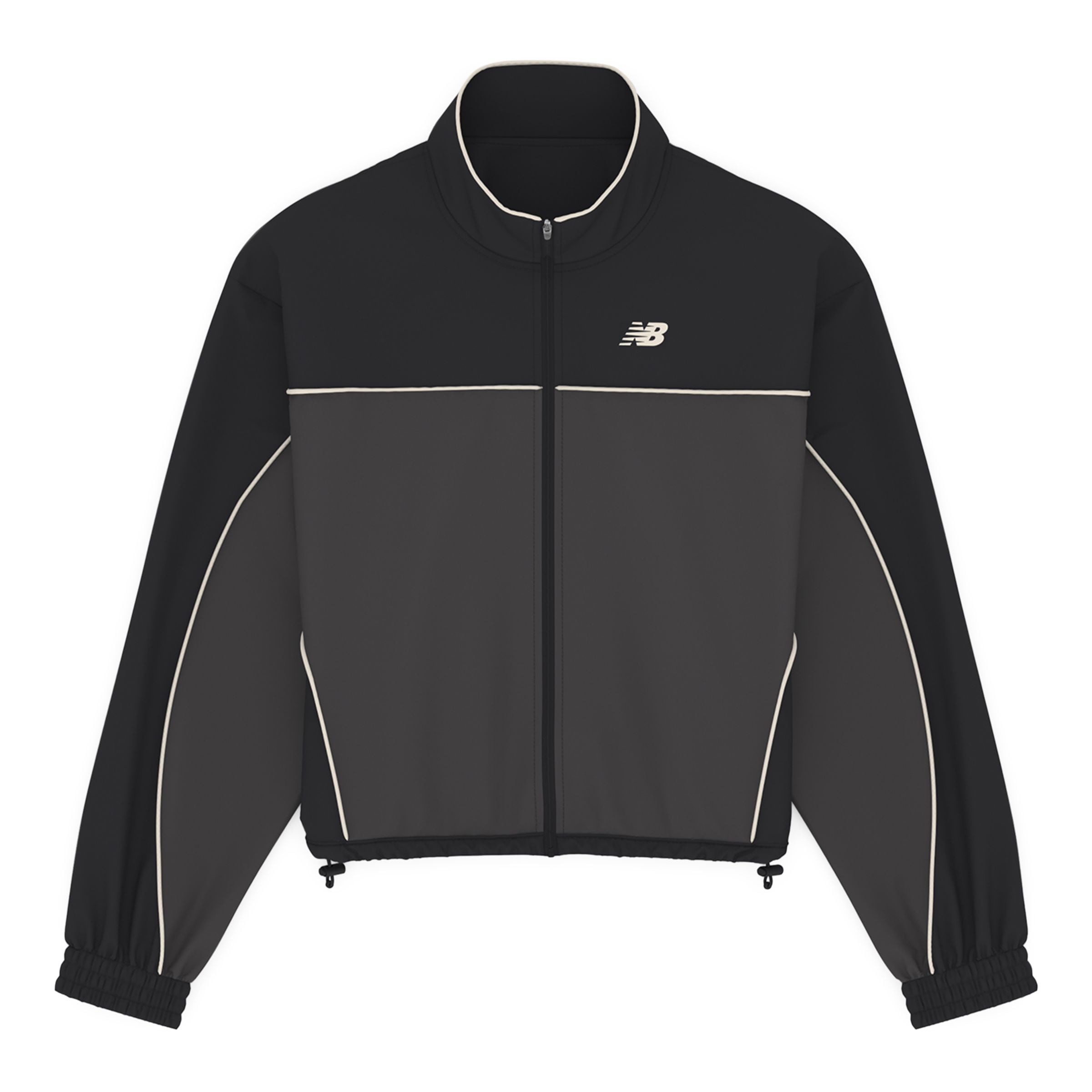 Giacca di mezza stagione 'Trackside' di new balance in marrone: frontale