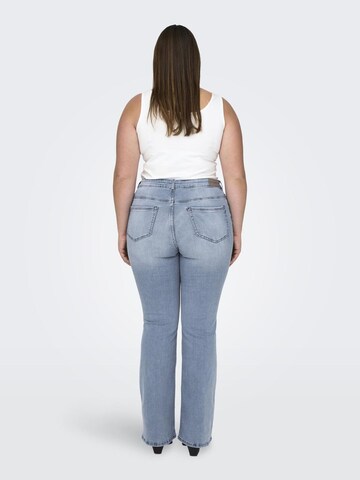 ONLY Carmakoma Flared Jeans 'CARWILLY' in Blue
