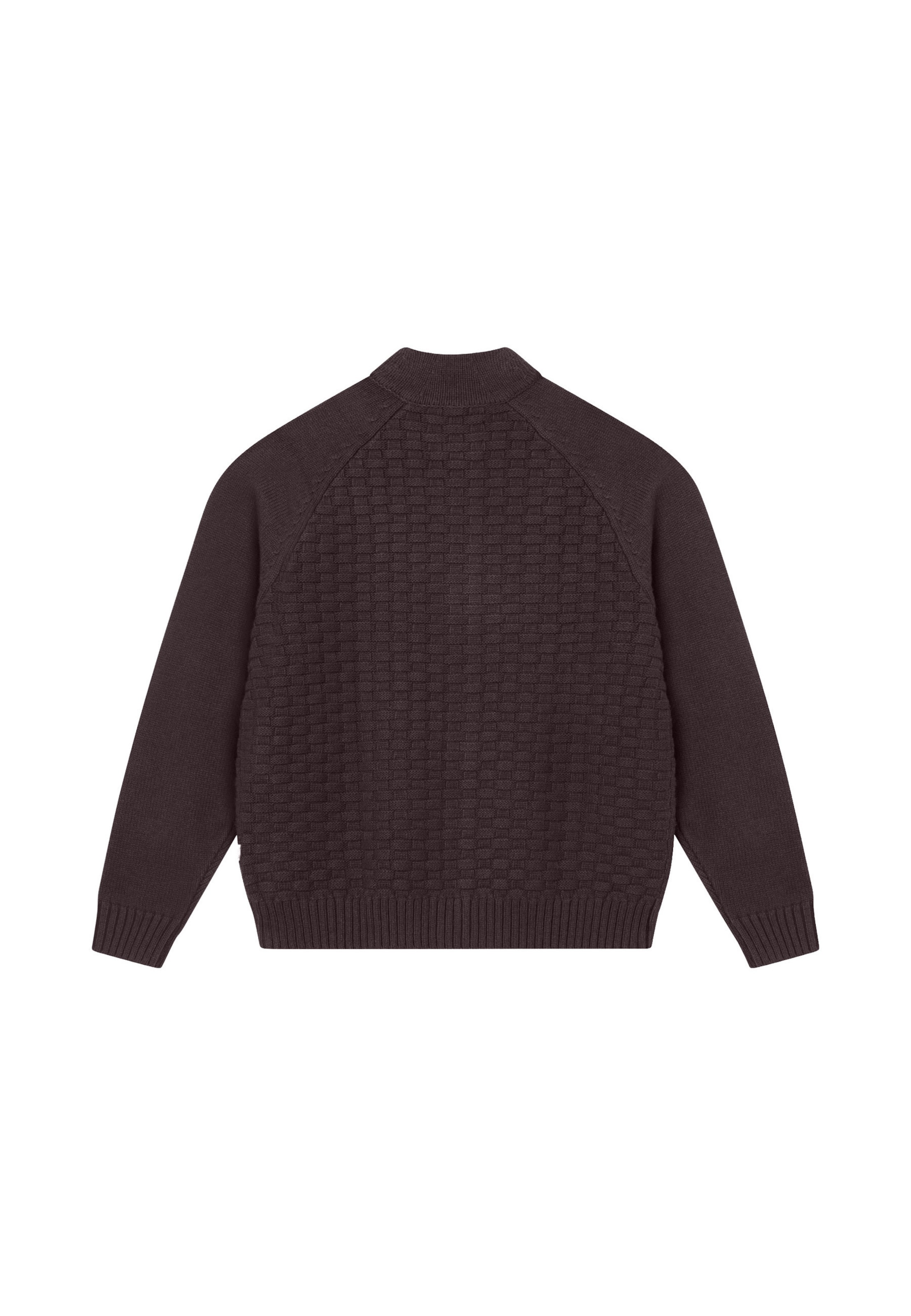 BLKVIS Gebreid vest in Bruin