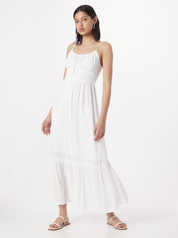 HOLLISTER Summer dress in White: front