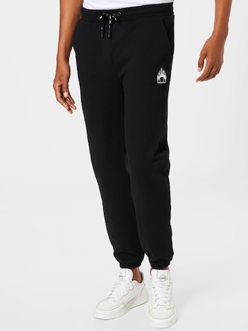 Regular Pantalon 'Ercola' About You x Ellesse en noir : devant