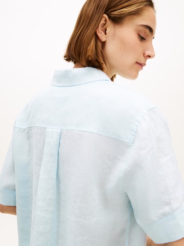 TOMMY HILFIGER Bluse 'ESS' in Blau