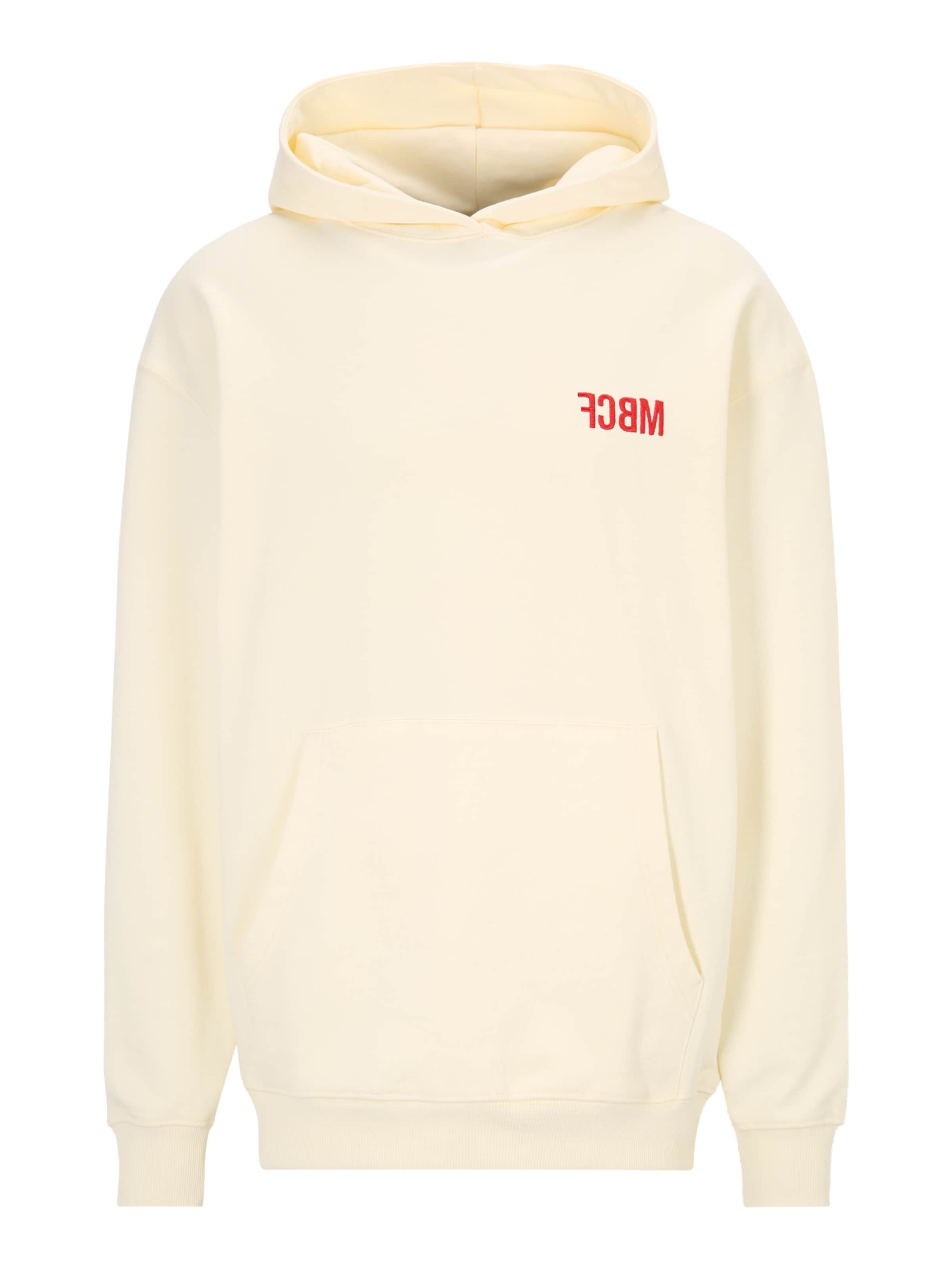 FCBM Μπλούζα φούτερ σε ανοικτό κίτρινο / λιλά παστέλ / κόκκινο, Άποψη προϊόντος