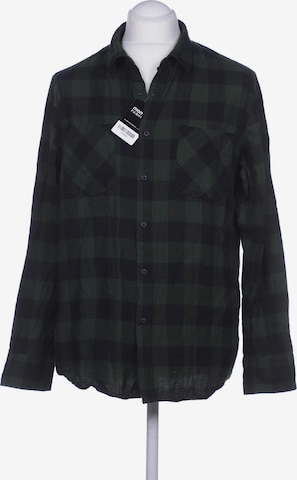 Urban Classics Button Up Shirt in XL in Green: front