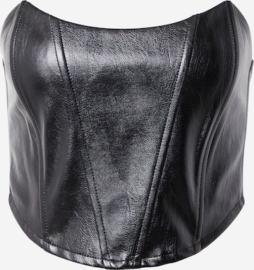 NLY by Nelly Top in Black: front