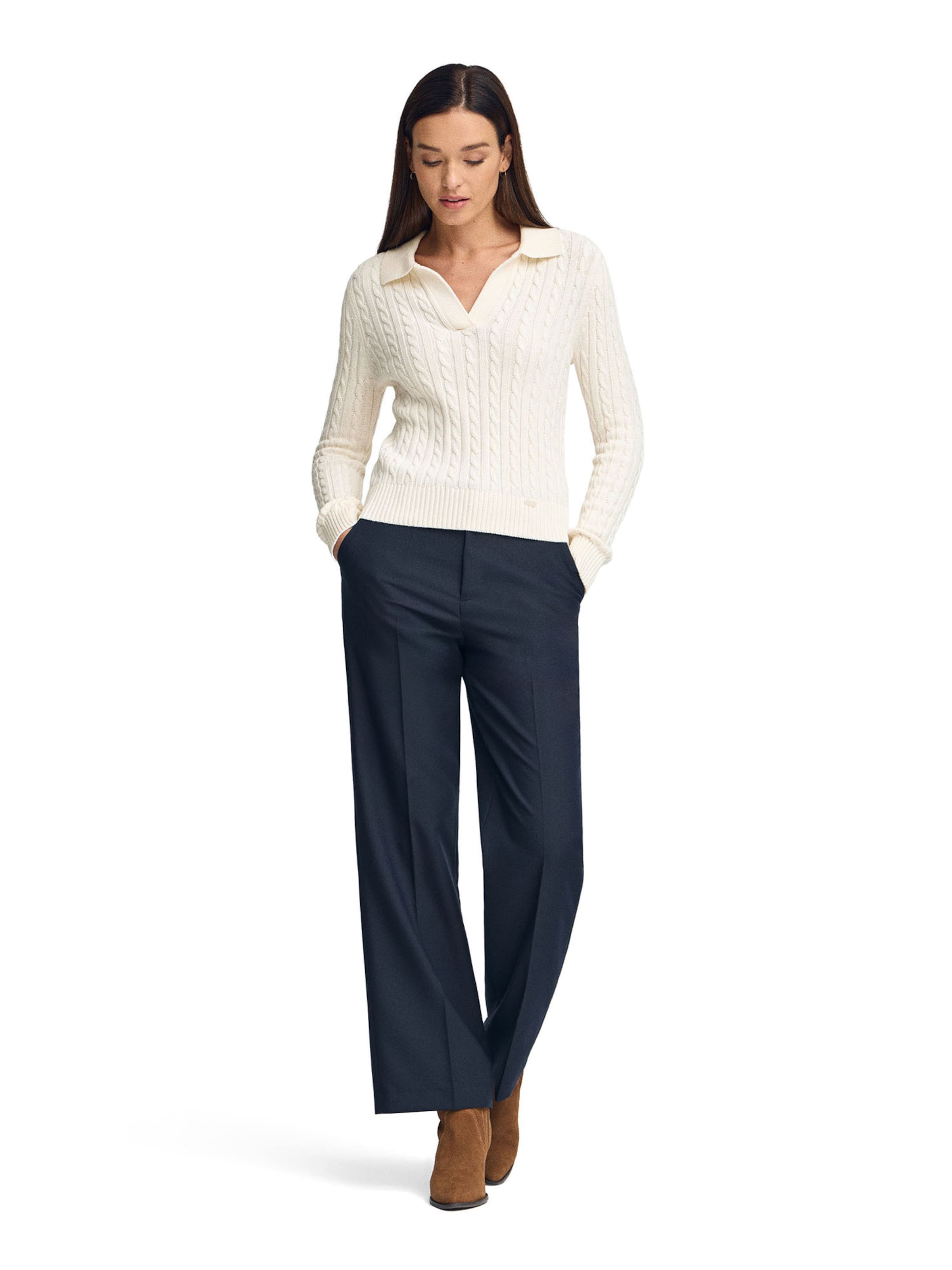 Polo Club Pullover in Weiß