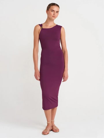 Dilvin Dress in Purple: front