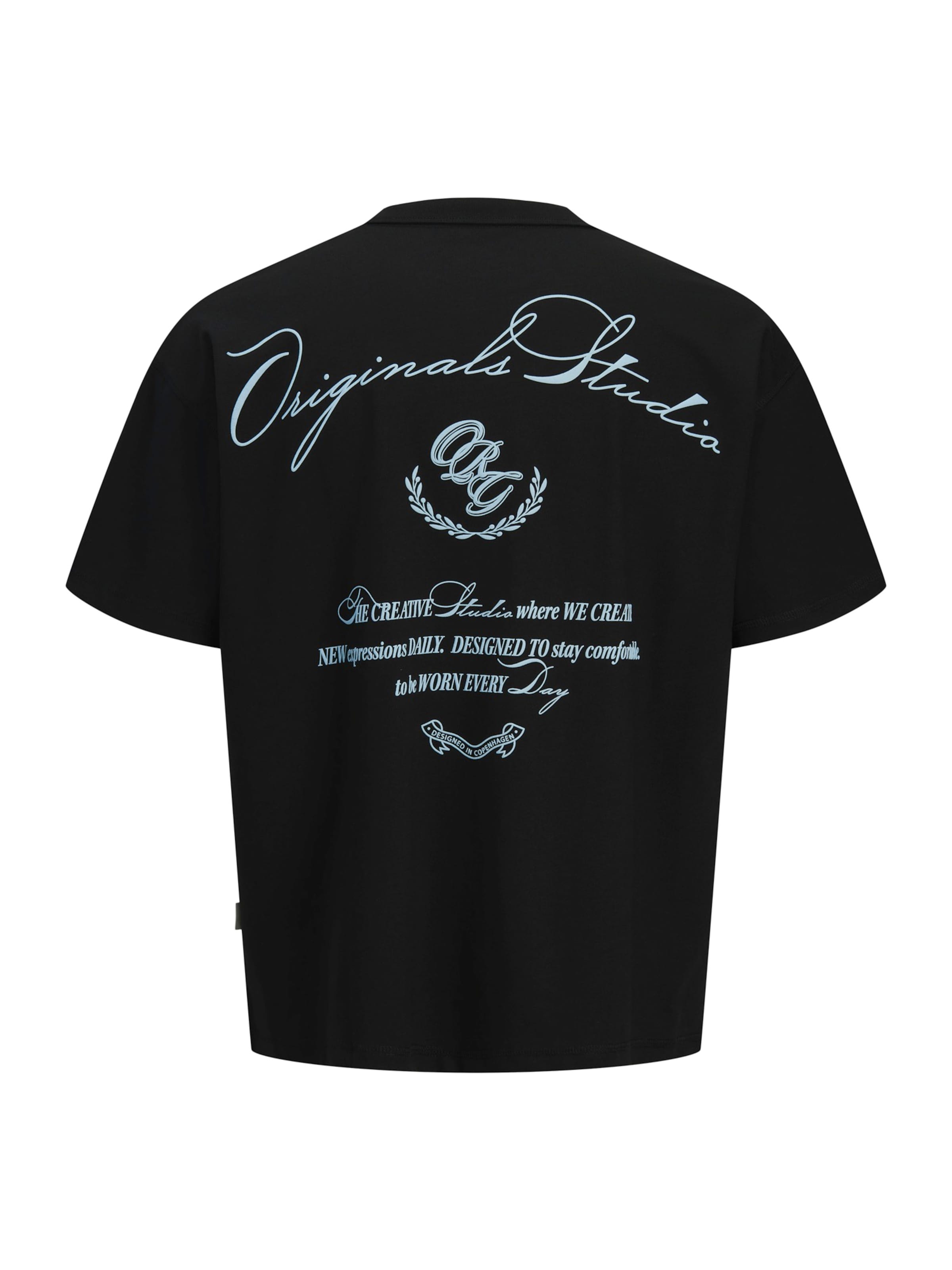 JACK & JONES T-shirt 'JORSanremo' i svart