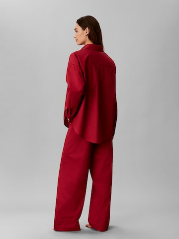 Calvin Klein Pyjamahose in Rot