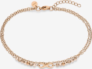 s.Oliver Fußkette 'Infinity' in Gold: Vorderseite