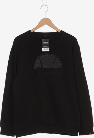 ELLESSE Sweatshirt & Zip-Up Hoodie in L in Black: front