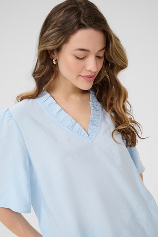 Kaffe Bluse in Blau