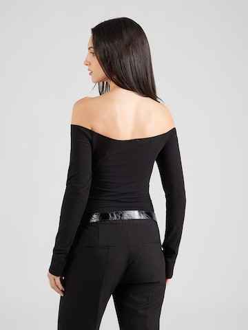 ABOUT YOU Shirt Bodysuit 'Jolina' in Black