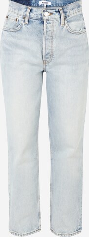 RE/DONE Regular Jeans '90S CROP LOW SLUNG' in Blauw: voorkant