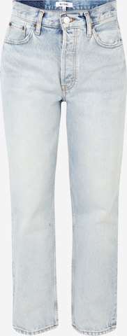 RE/DONE Regular Jeans '90S CROP LOW SLUNG' in Blau: predná strana