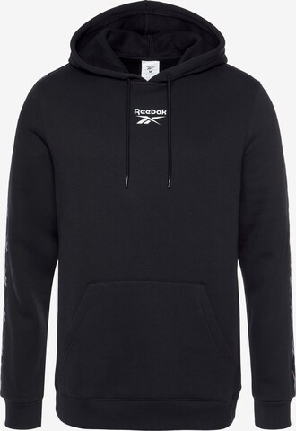 Sweat de sport Reebok en noir : devant