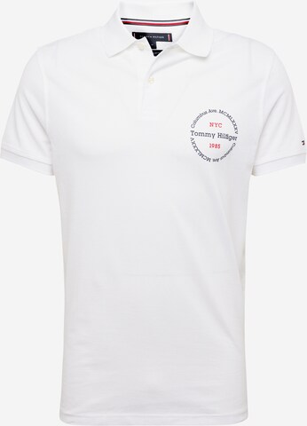 TOMMY HILFIGER Poloshirt in Weiß: predná strana