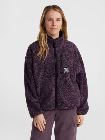O'NEILL Fleece jacket 'Surf Heroes' in Purple: front