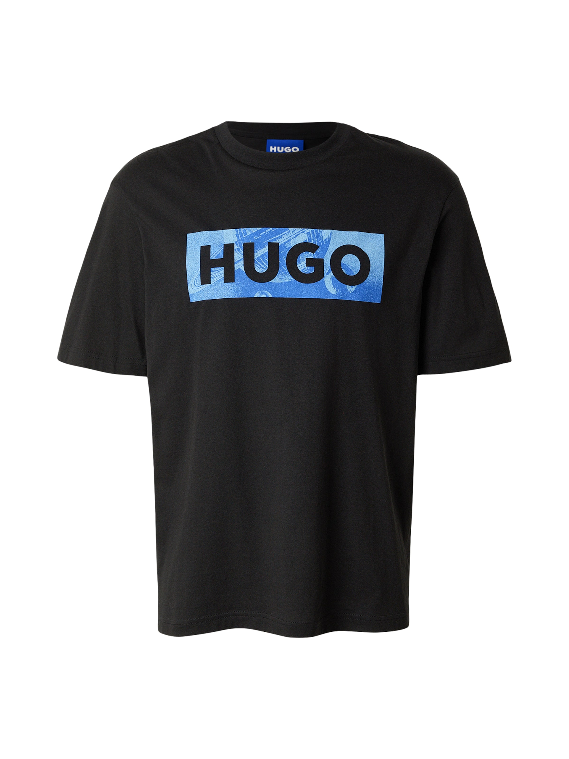 Maglietta 'Nalien' di HUGO in nero: frontale