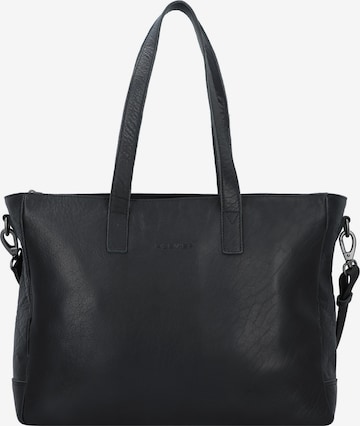 Plevier Shopper 'Rock' in Schwarz: Vorderseite