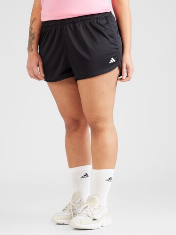 ADIDAS PERFORMANCE Regular Sportshorts 'PACER' in Schwarz: predná strana