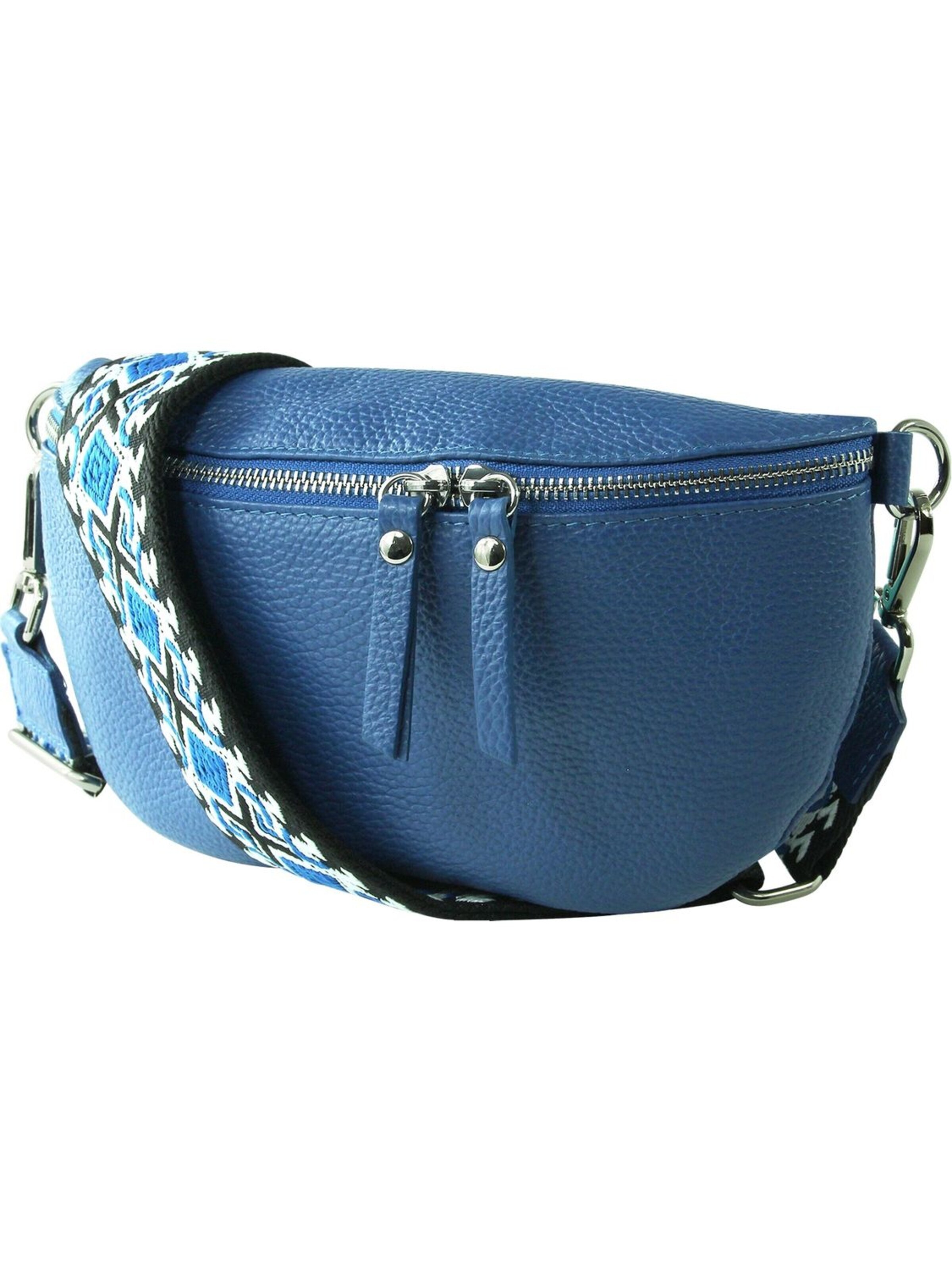 Toscanto Fanny Pack in Blue: front