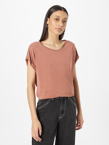 Urban Classics Shirt in Bruin: voorkant