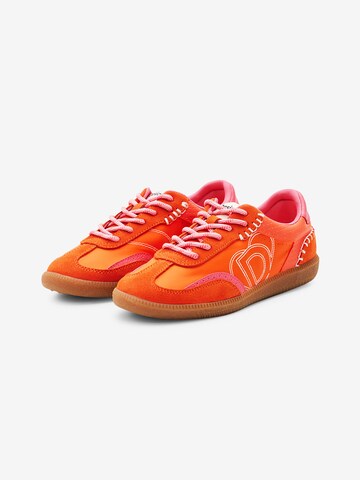 Desigual - Zapatillas deportivas bajas 'Retro Split' en rojo