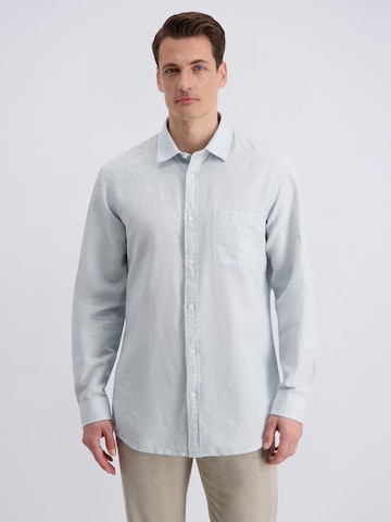 PIERRE CARDIN Regular fit Overhemd in Blauw: voorkant