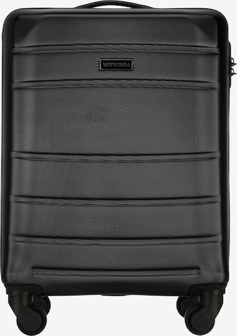Wittchen Suitcase 'Globe line' in Black: front