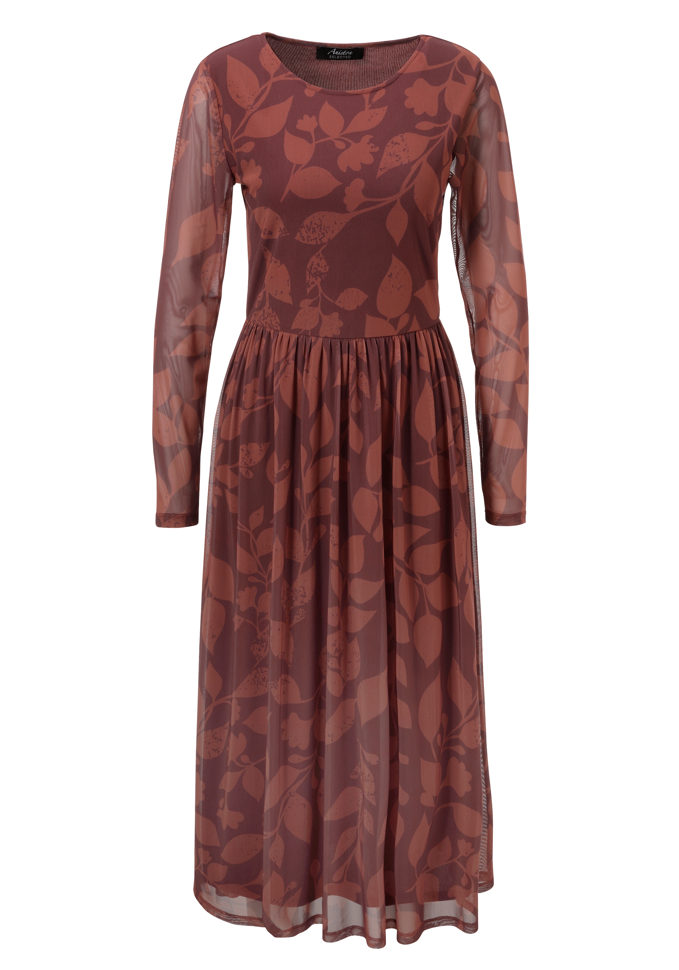 Aniston SELECTED Kleid in Braun: Vorderseite