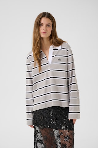 KAREN BY SIMONSEN Shirt 'Zuelma' in Grey: front