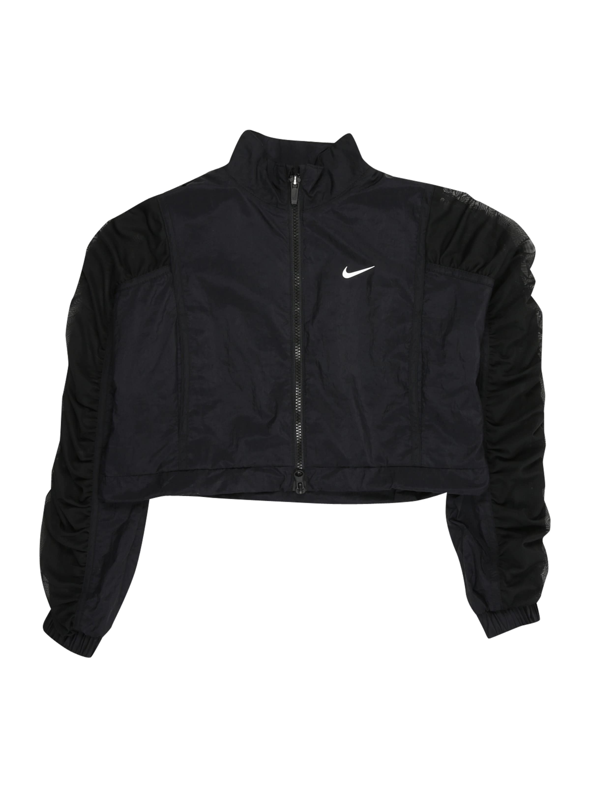 Nike Sportswear Φθινοπωρινό και ανοιξιάτικο μπουφάν σε μαύρο: μπροστά