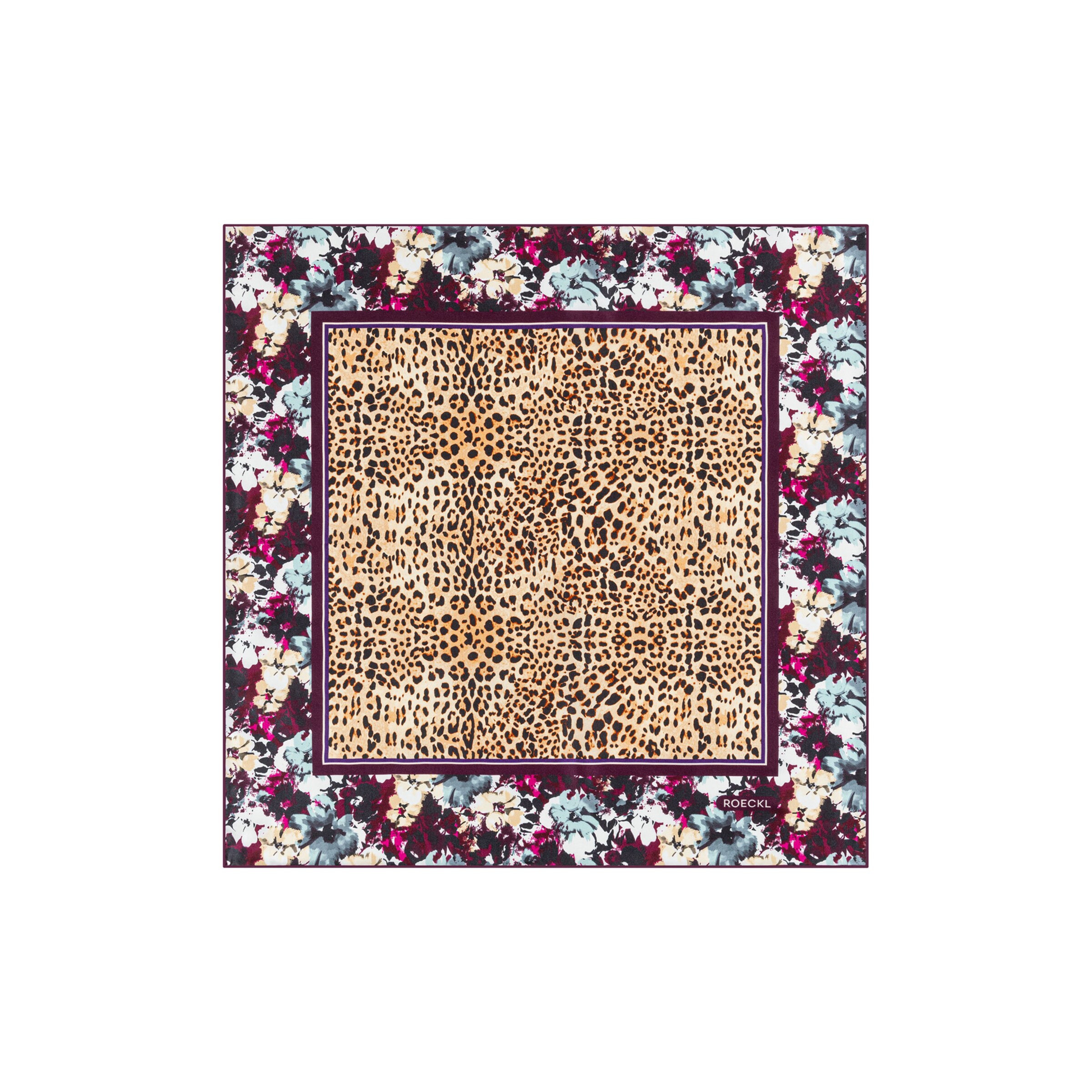 Roeckl Shawl 'WILD GALLERY NICKY' in Purple: front