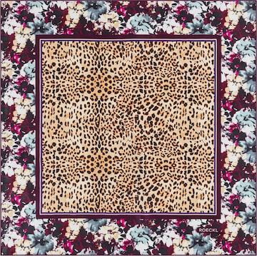 Foulard 'WILD GALLERY NICKY' Roeckl en violet : devant