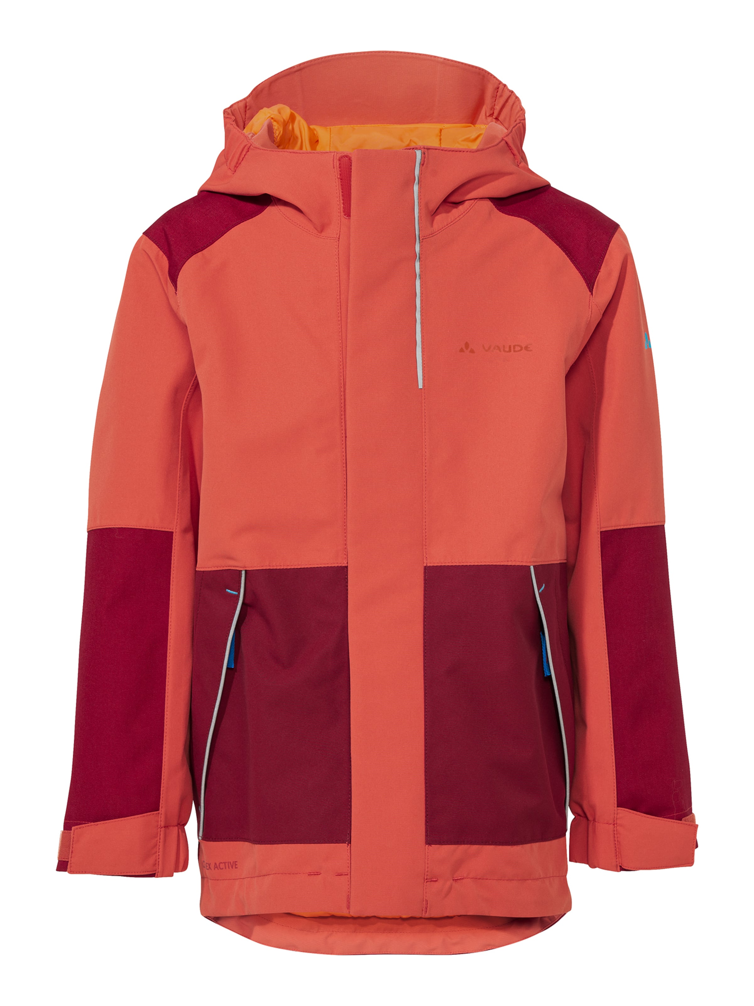 VAUDE Outdoorjacke 'KD Caprea 2L J' in Rot: Vorderseite