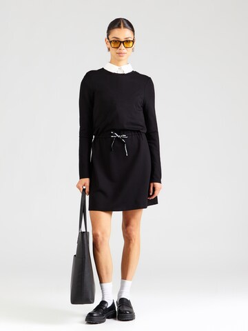 KARL LAGERFELD JEANS Jurk 'Milano' in Zwart: voorkant