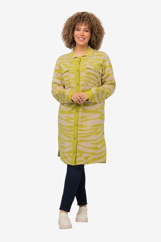 Cardigan Ulla Popken en jaune