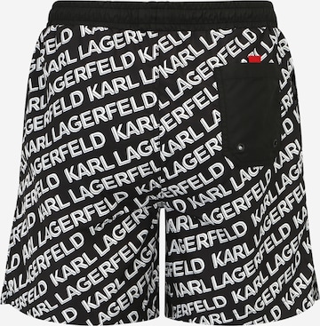 Karl Lagerfeld Kratke kopalne hlače | črna barva