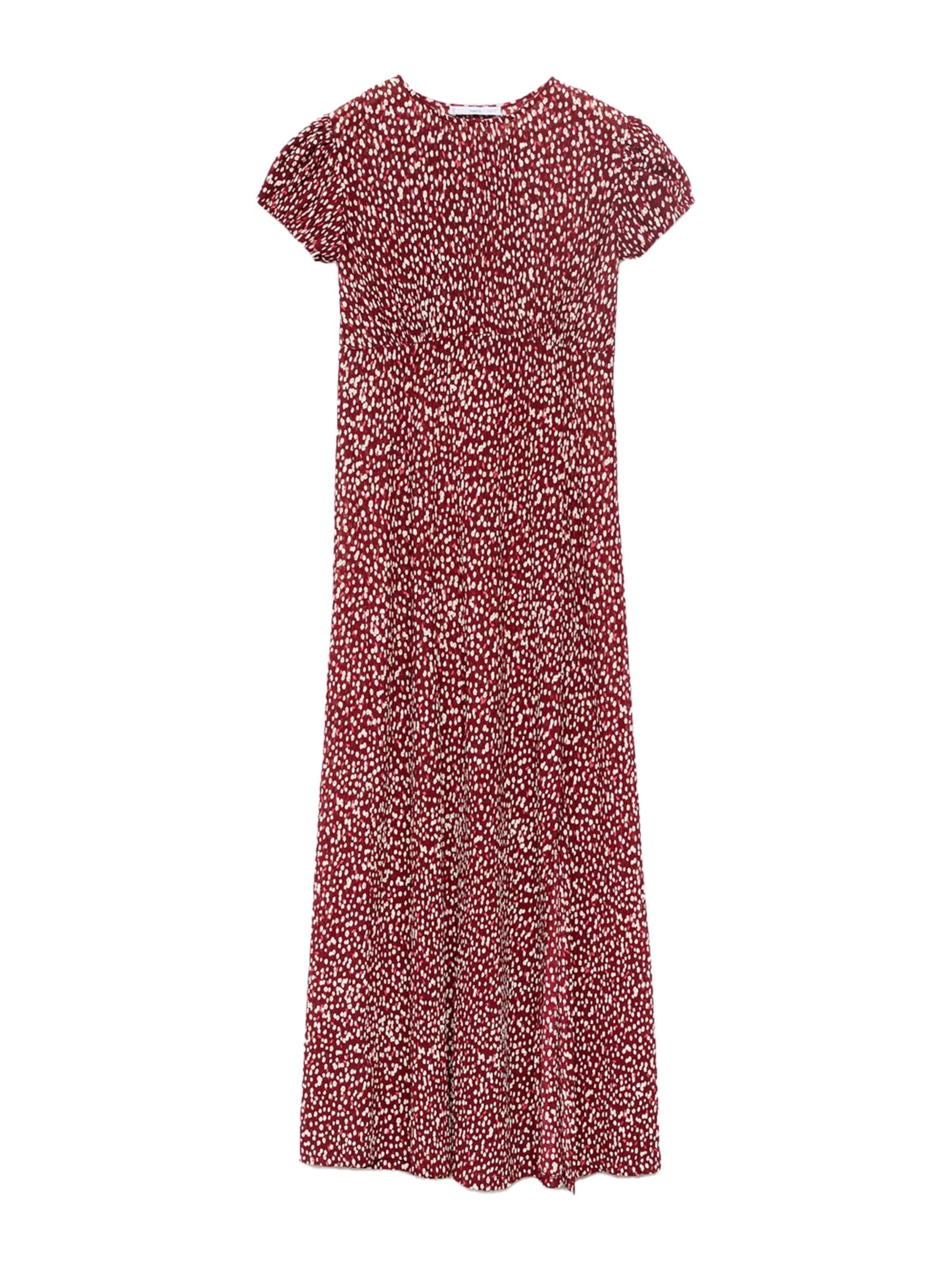 Robe 'POMELO' MANGO en rouge : devant